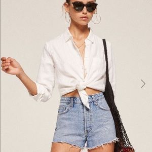 SALE 24 hrs - Reformation shorts. Size 25. Caribbean